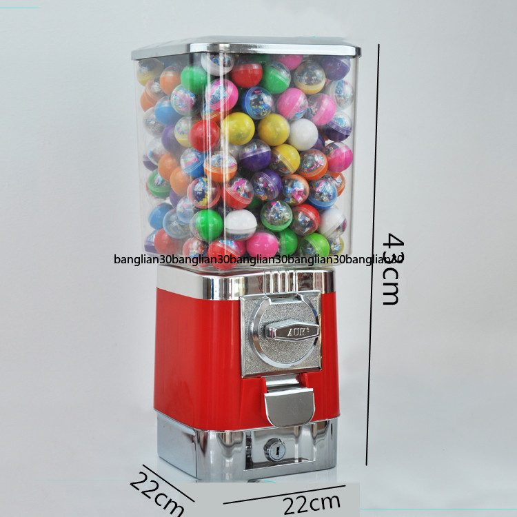 Candy Vending Machine - ตู้ขายลูกบอลเด้งดึ๋งแบบหยอดเหรียญ รุ่น GV18F, ตู้ขายขนม