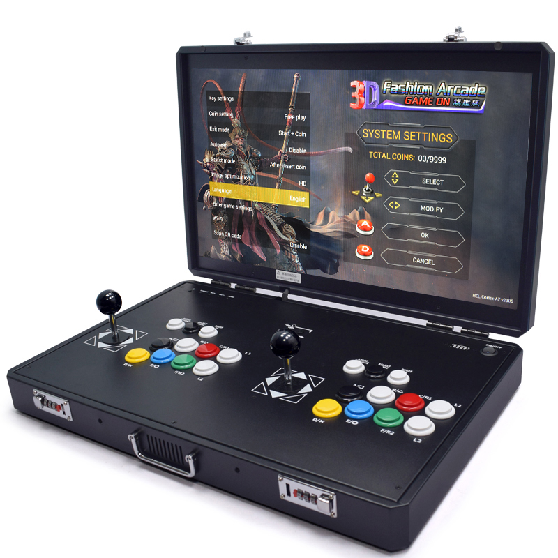Boxing Machine Arcade - PANDORA H3 24นิ้วจอแอลซีดีคอนโซลอาเขต, 23000เกม, บอร์ดผู้เล่น PCB
