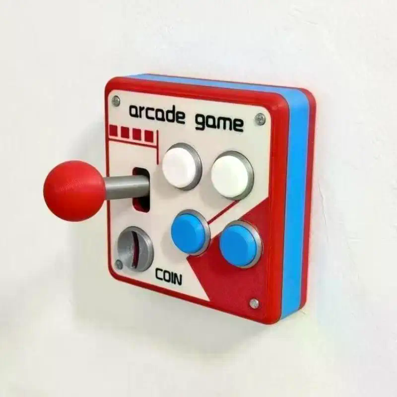 Arcade Games & Vending Llc Photos - จอยสติ๊กคอนโซลเกมย้อนยุค /GJ/ ของตกแต่ง 3 มิติ สวิตช์คอนโซลเกมอาร์เคด