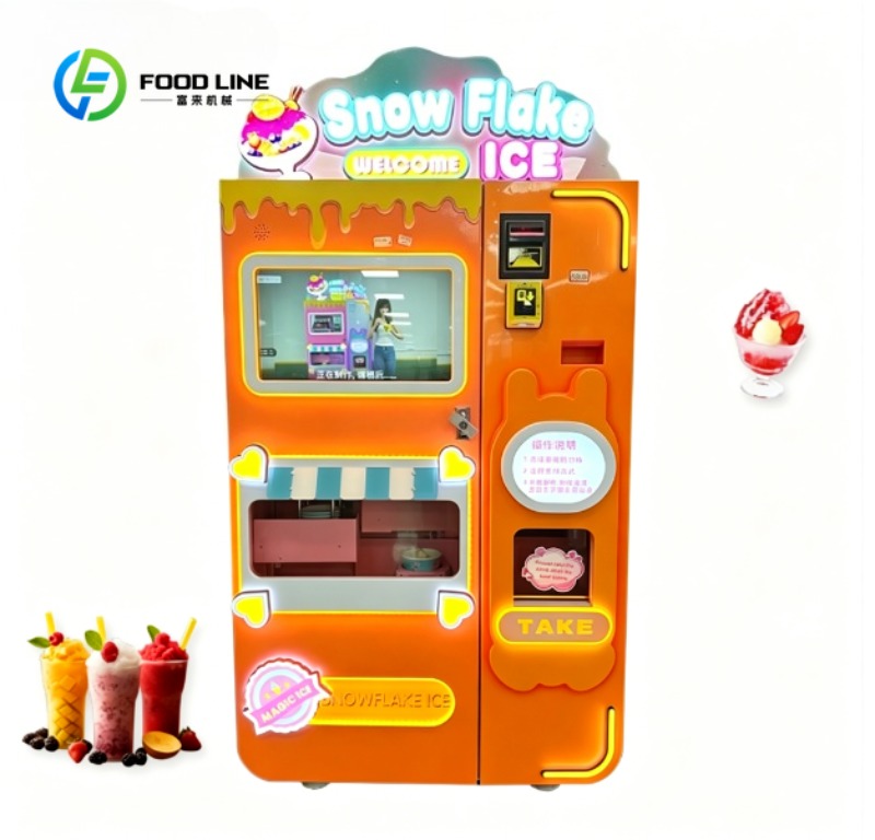 Slushie Machine Vending - เครื่องทำน้ำแข็งปั่นอัตโนมัติสำหรับร้านค้าในห้างสรรพสินค้า ร้านสะดวกซื้อ และร้านกาแฟ