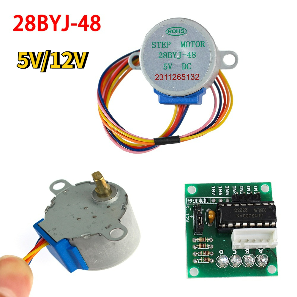 Arduino Vending Machine Project - ชุดมอเตอร์สเต็ปเปอร์ 28BYJ-48 5V/12V 4 เฟส 5