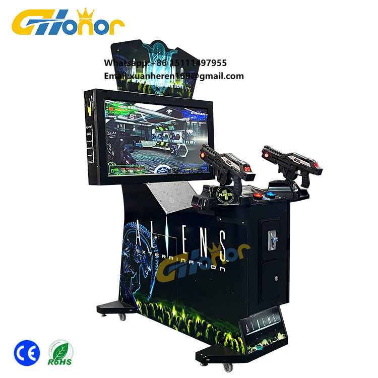 เครื่องเกมยิงปืนหยอดเหรียญในร่ - Arcade Games & Vending Llc Photos บทวิจารณ์และราคา