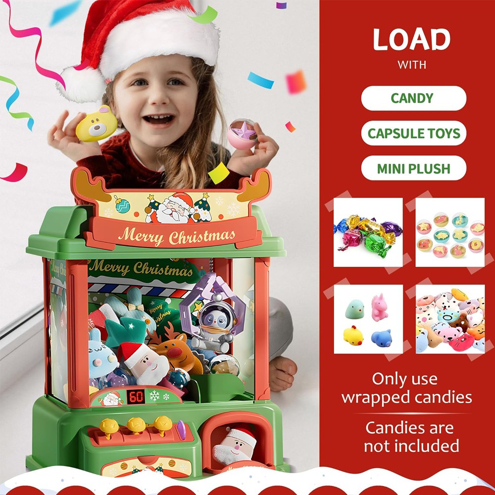 เครื่องจับเล็บสำหรับเด็กเครื่อ - Candy Vending Machine บทวิจารณ์และราคา