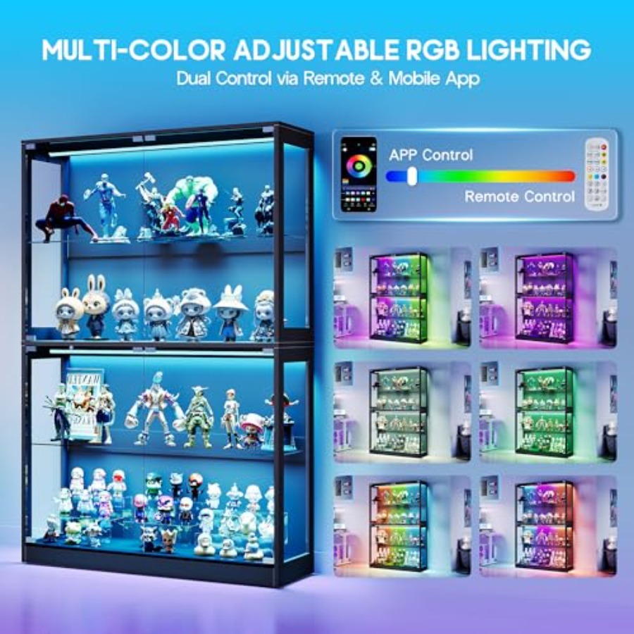 ตู้โชว์จอภาพ RGB ขนาด 45 นิ้ว  - Glass Cabinet Display บทวิจารณ์และราคา