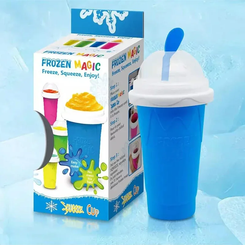 ถ้วยทำสลัชชี่แช่แข็งความจุขนาด - Slushie Machine Vending บทวิจารณ์และราคา