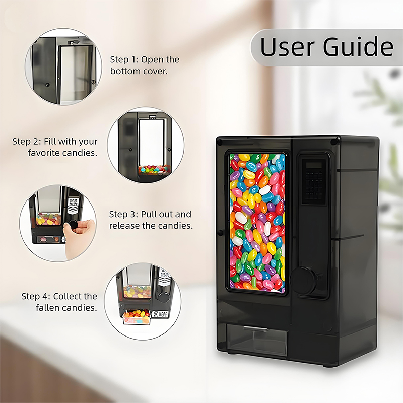 เครื่องจ่ายขนมหวานน่ารักแบบตั้ - Candy Vending Machine บทวิจารณ์และราคา