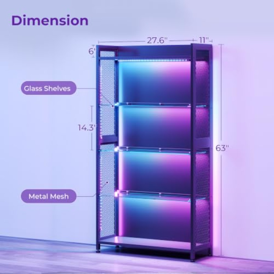 ตู้โชว์พร้อมชั้นวางกระจก, ตู้โ - Glass Cabinet Display บทวิจารณ์และราคา