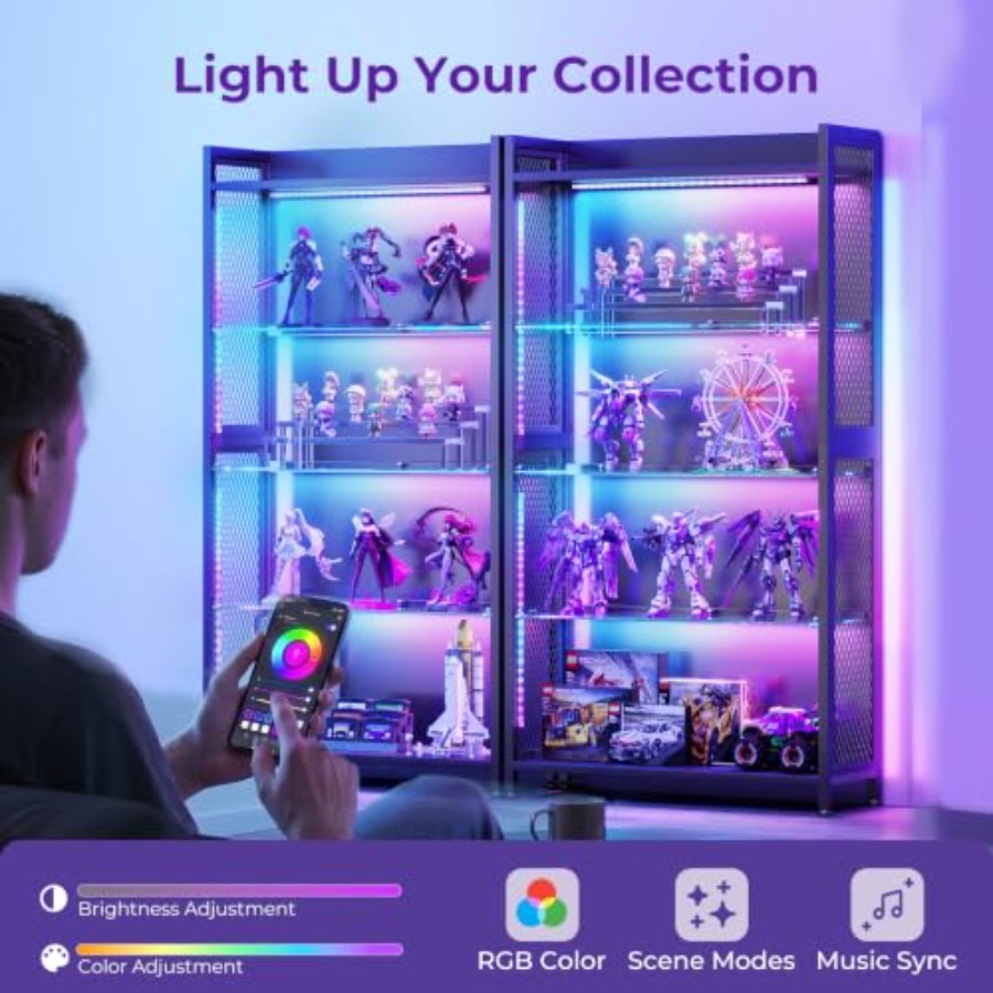 ตู้โชว์พร้อมชั้นวางกระจก, ตู้โ - Glass Cabinet Display บทวิจารณ์และราคา