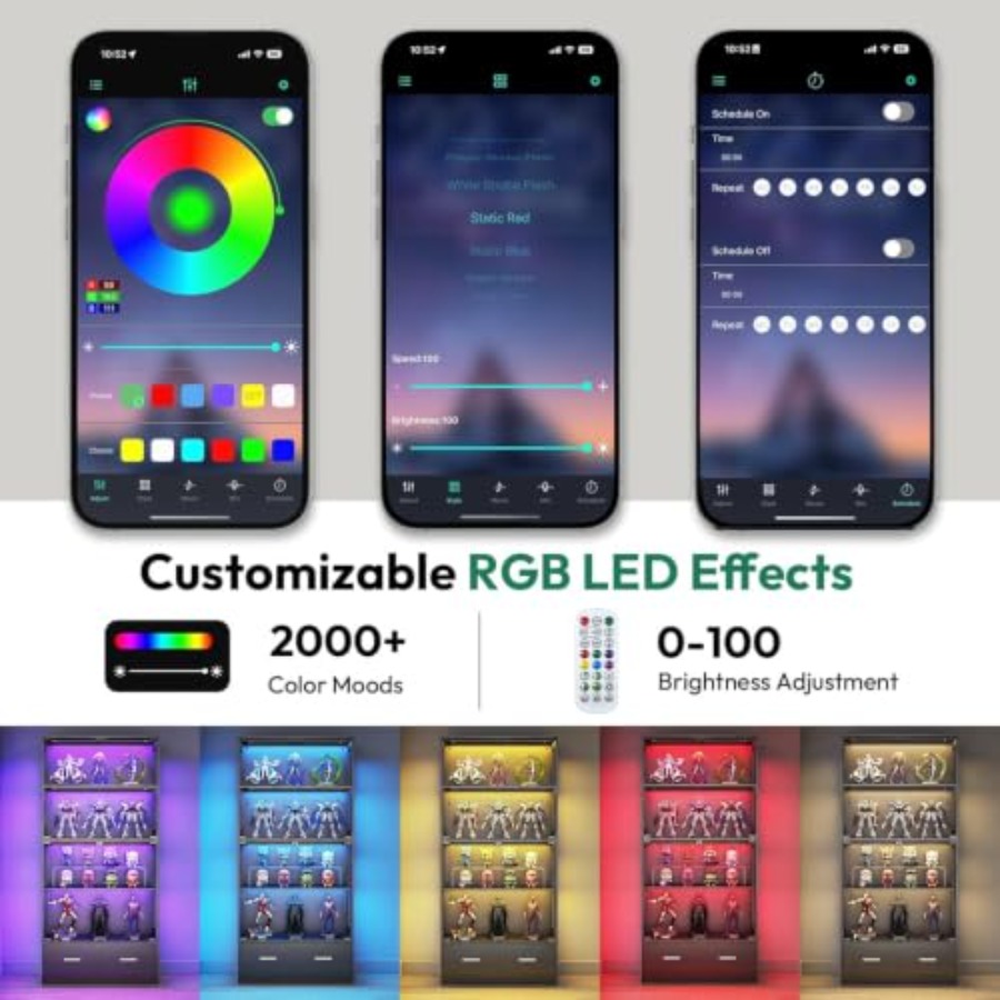 ตู้โชว์กระจกขนาด 67 นิ้วสำหรับ - Glass Cabinet Display บทวิจารณ์และราคา